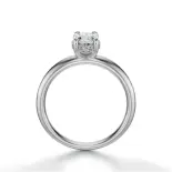 Pierścionek owalny diament białe złoto SBPZ_068